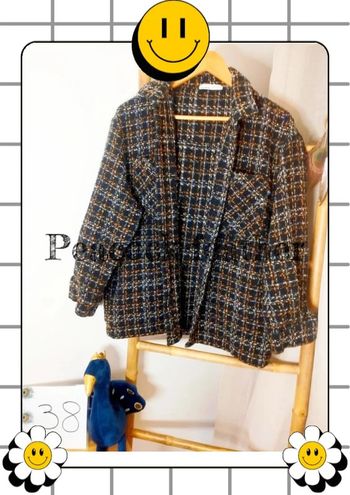 Veste noire pull & Bear 38