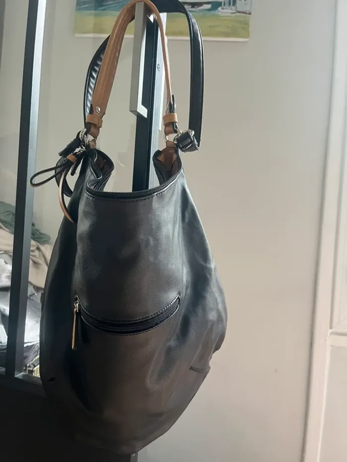 Sac à main noir David Jones