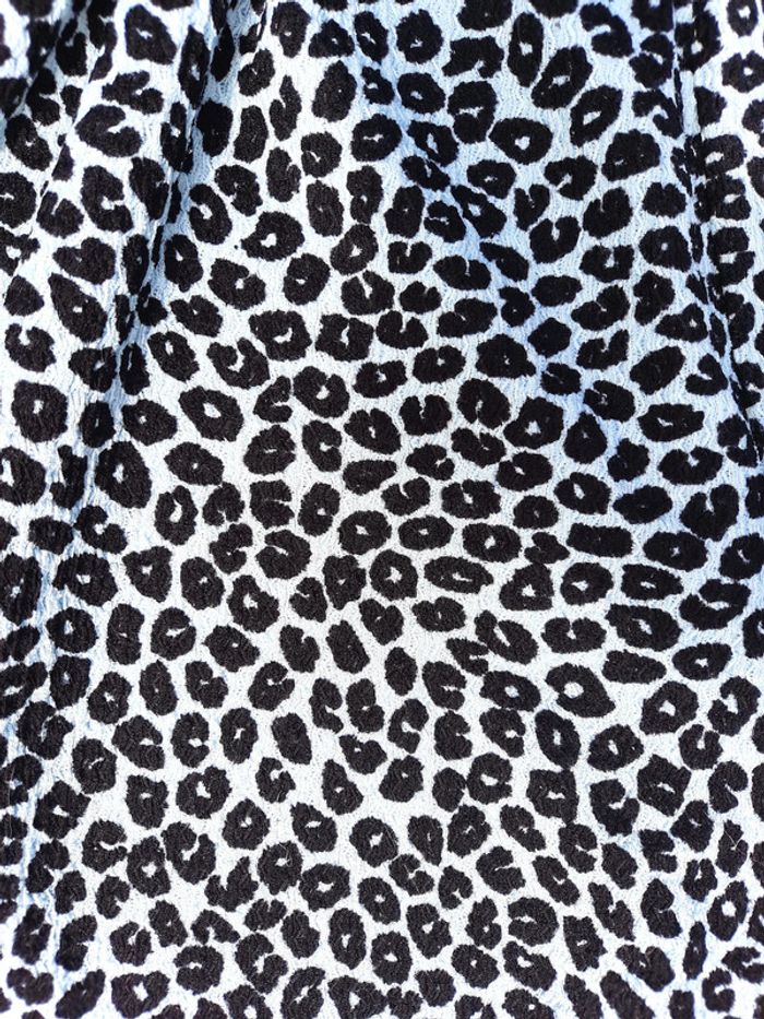 Combishort bleu imprimé léopard - photo numéro 3