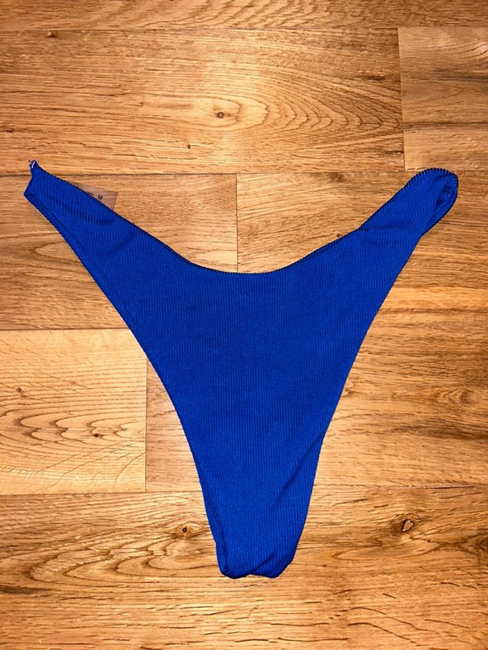 Bas de maillot de bain 2 pièces bikini bleu électrique - photo numéro 2
