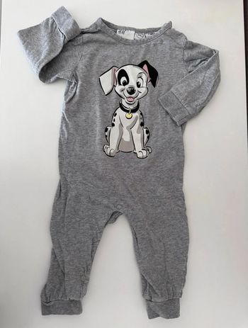 Pyj dalmat 1 pièce gris