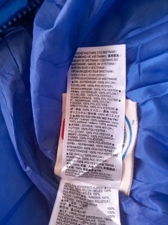 Veste GAP  légèrement rembourrée water résistant primaloft zip et capuche - photo numéro 8