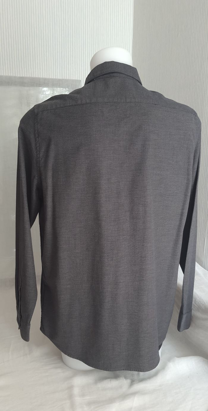 Chemise homme grise "Kiabi" taille L - photo numéro 5