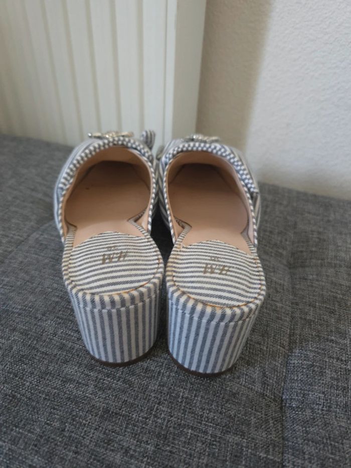 Sandales/mule détails noué et strass neufs - photo numéro 5