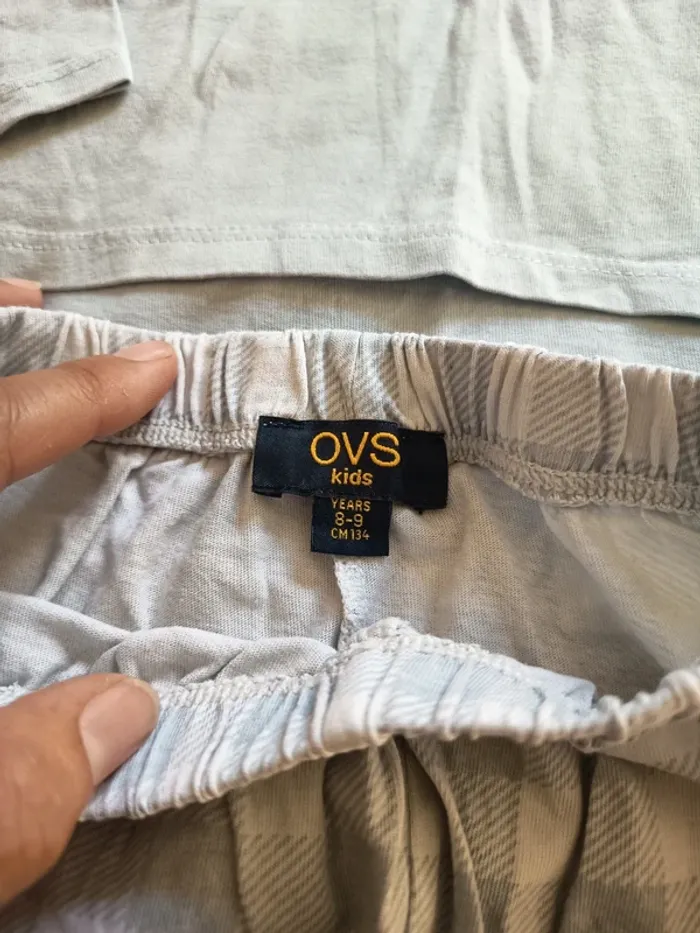 Pyjama 2 pièces léger mi saison OVS en 8-9 ans - photo numéro 3