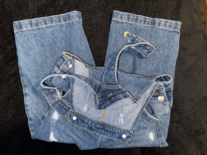 Salopette jeans Fille taille 4 ans 98-107 Cm - photo numéro 10