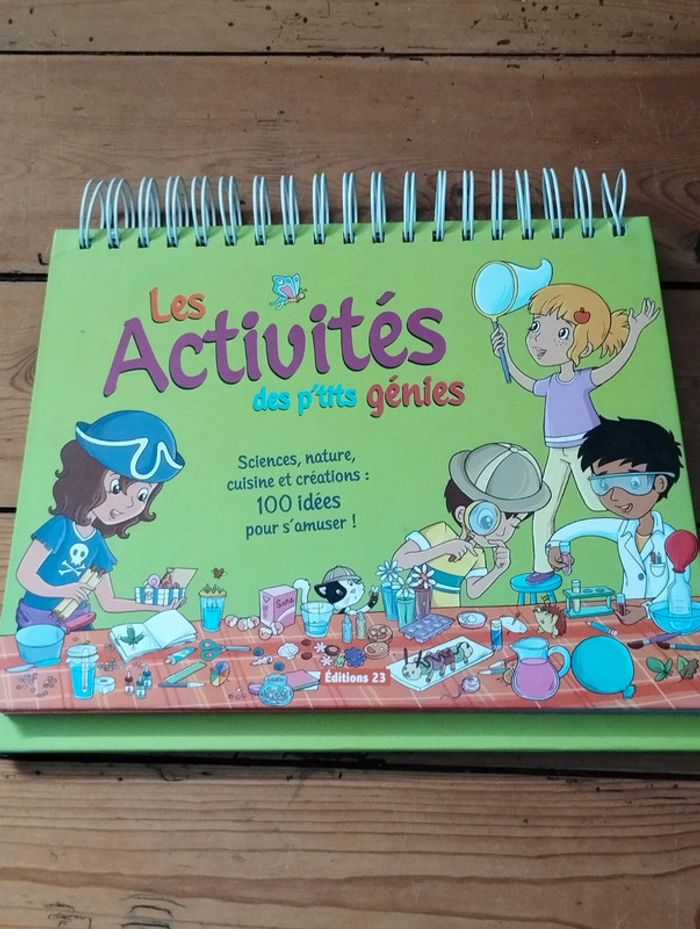 Les activités des p'tits génies Sciences Nature Cuisine Créations