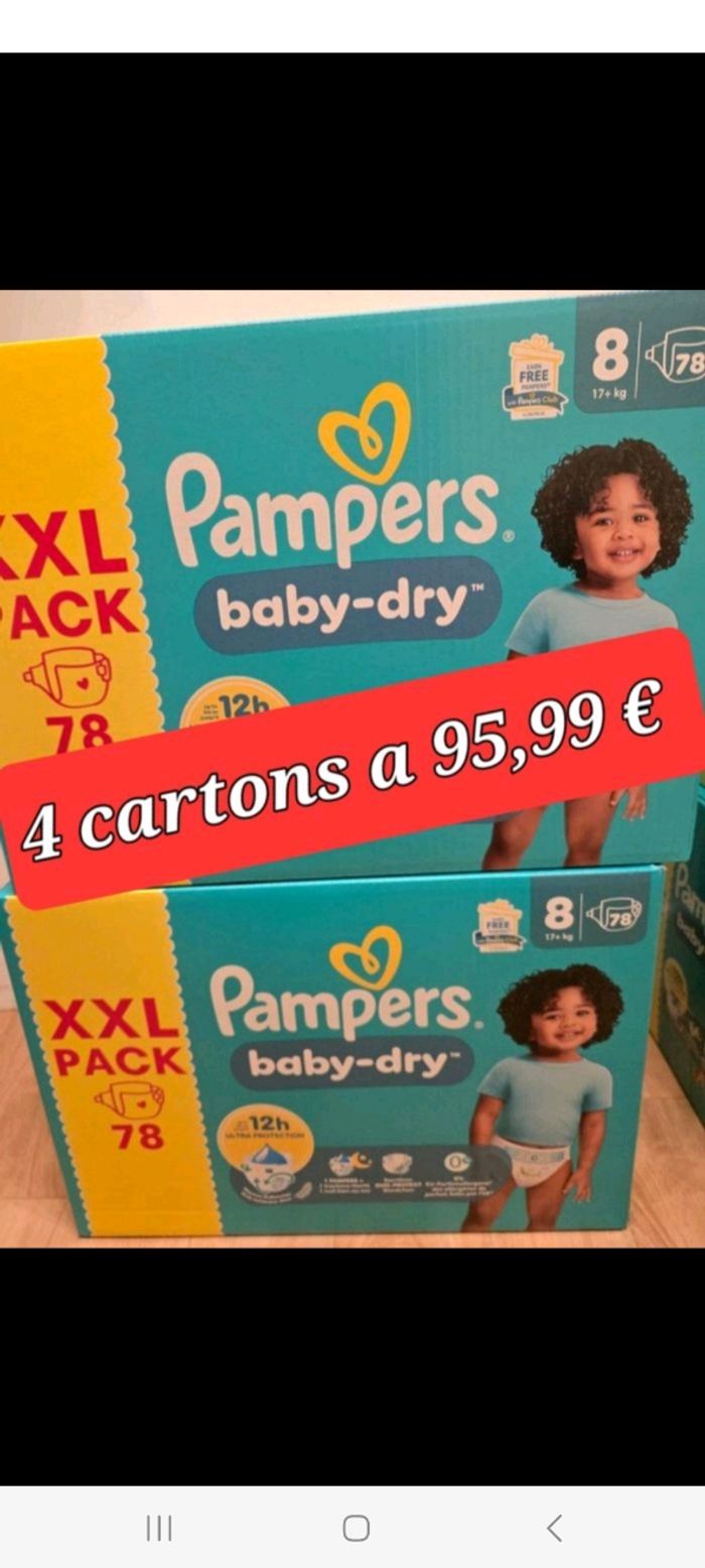 Pampers taille 8