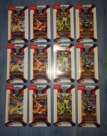 Art set flammes obsidiennes EV03 pokémon