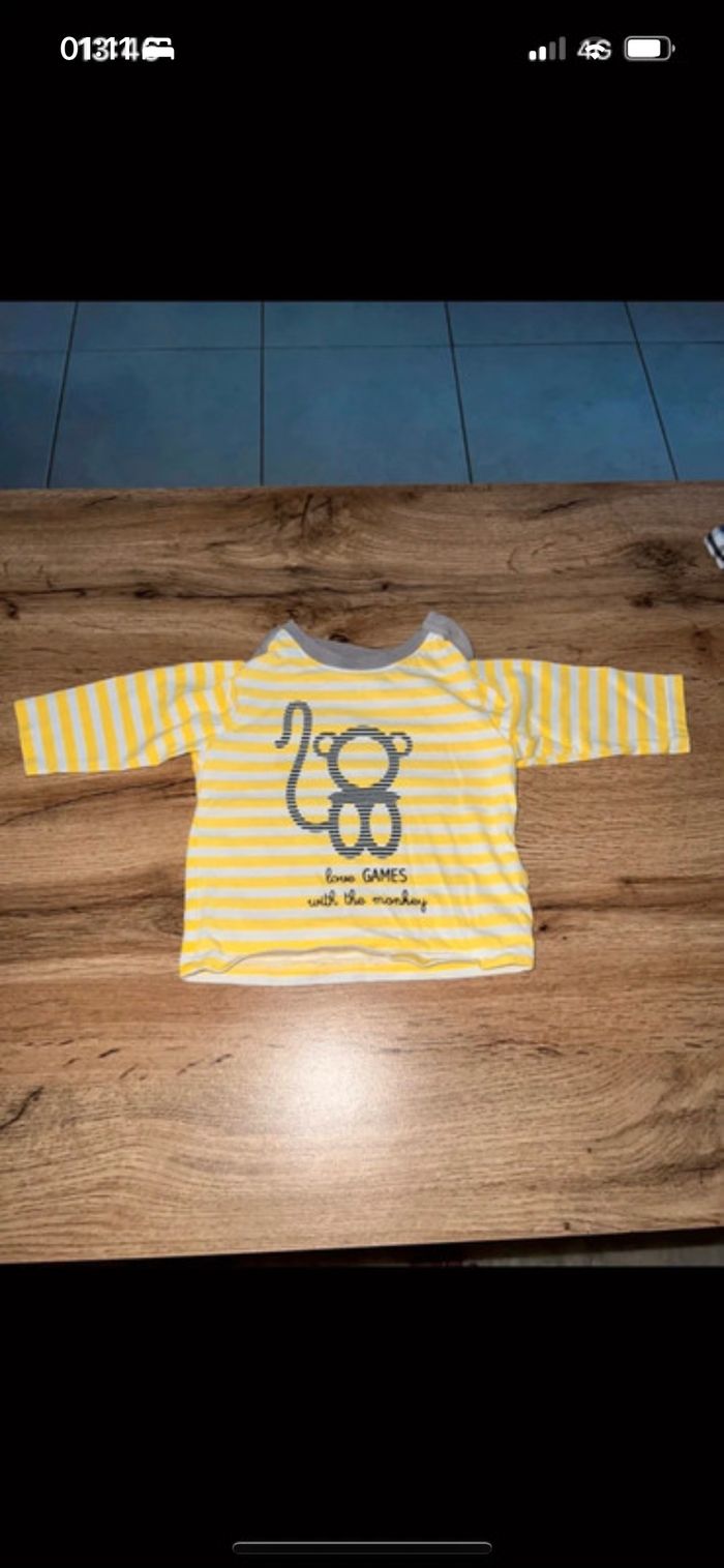 Lots de tee-shirts bébé 3 mois - photo numéro 7