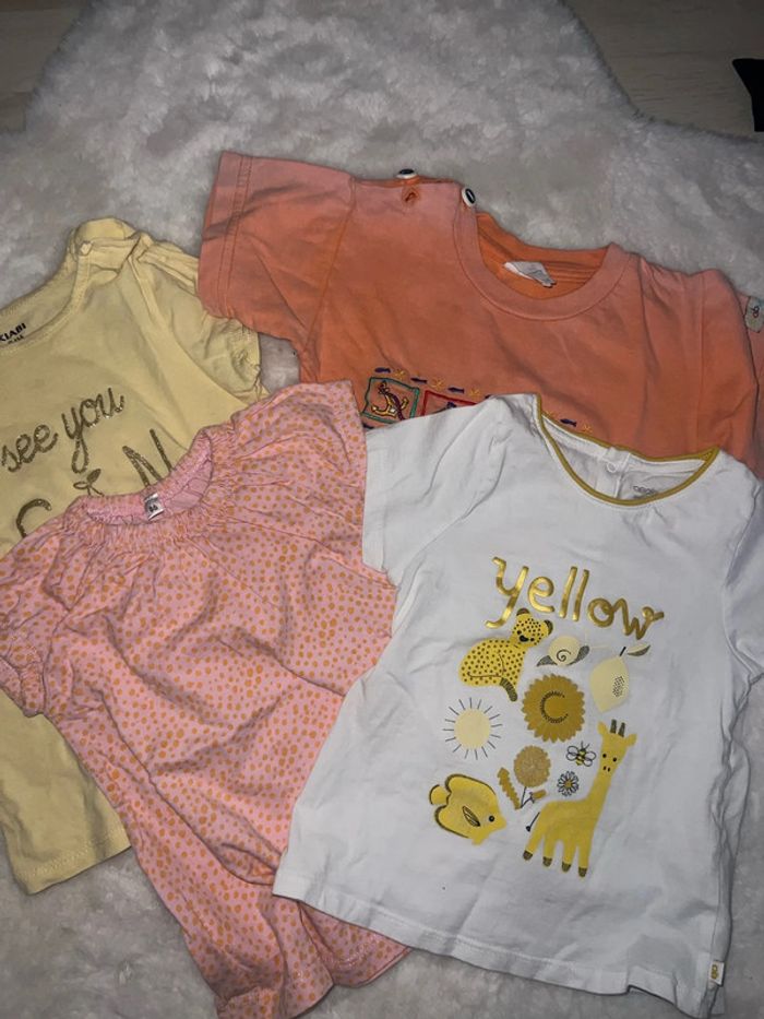 Lot 4 tee shirt MC.