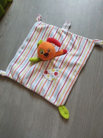 Peluche doudou plat