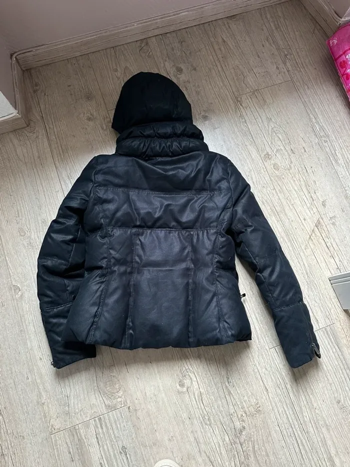 Doudoune noir Zara cintrée M - photo numéro 2