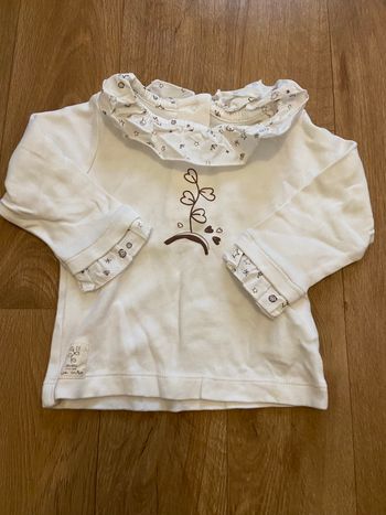 Haut à col bébé 3M