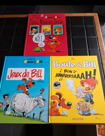 Livres bande  dessinée boule et bill