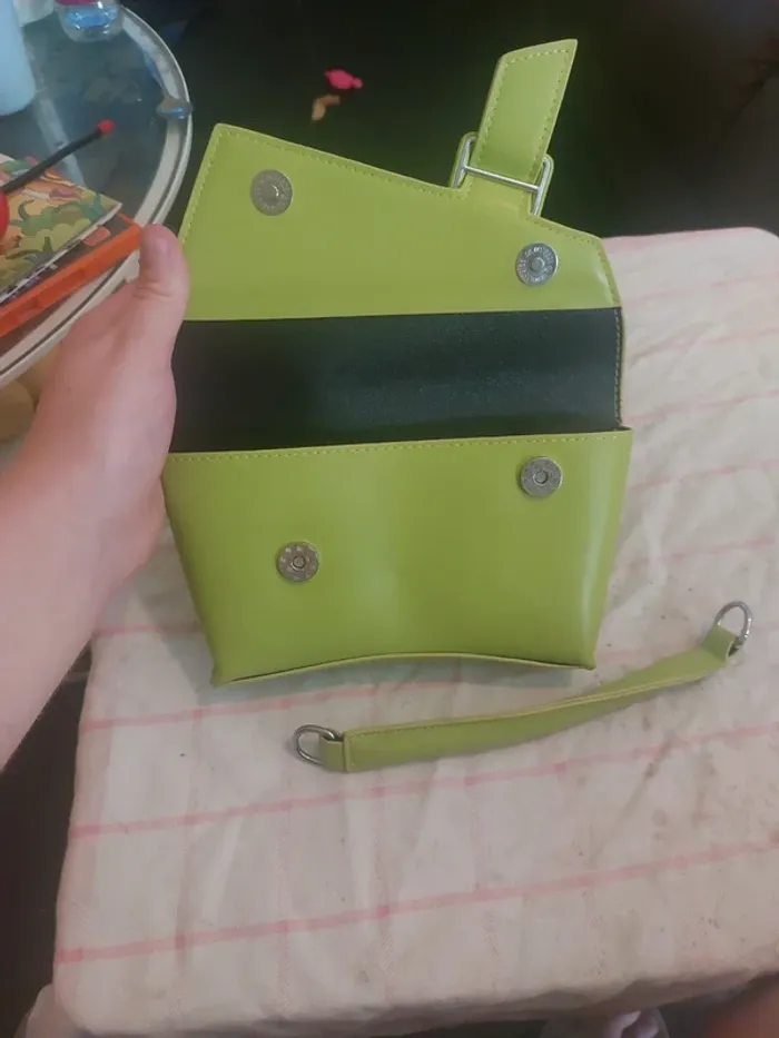 Sac à main vert fluo - photo numéro 8