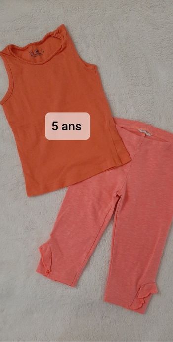 Débardeur + legging court 5 ans