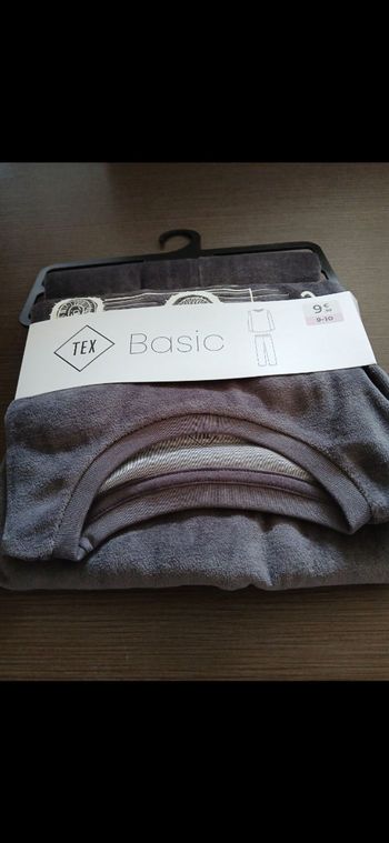 Pyjamas garçon en velours 9/10 ans