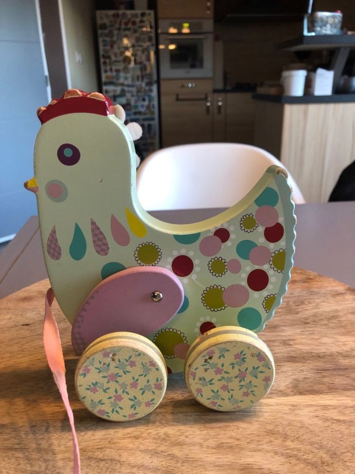 Jouer poule en bois - photo numéro 2
