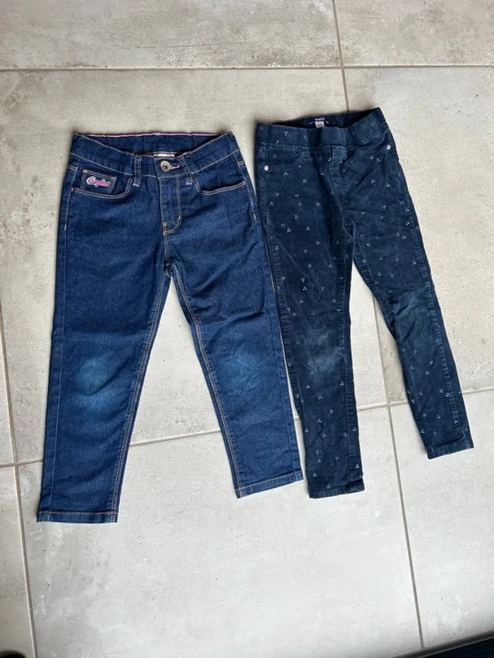 Lot de 2 pantalons 6 ans