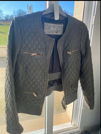 Veste en similicuir