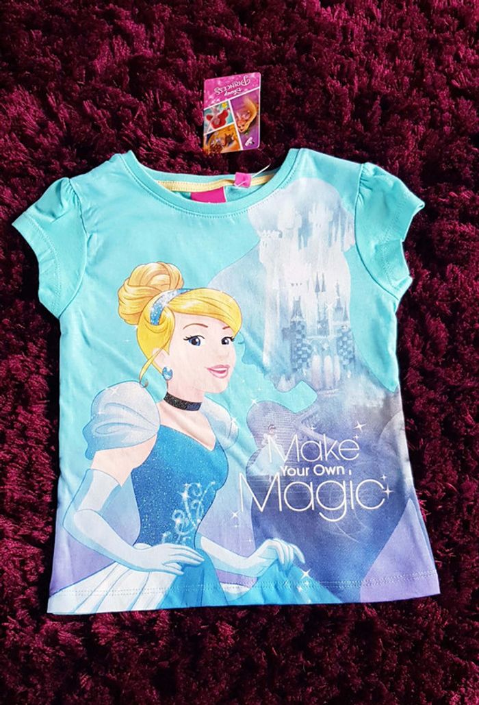 ensemble 3 ans t-shirts princesses disney - photo numéro 2