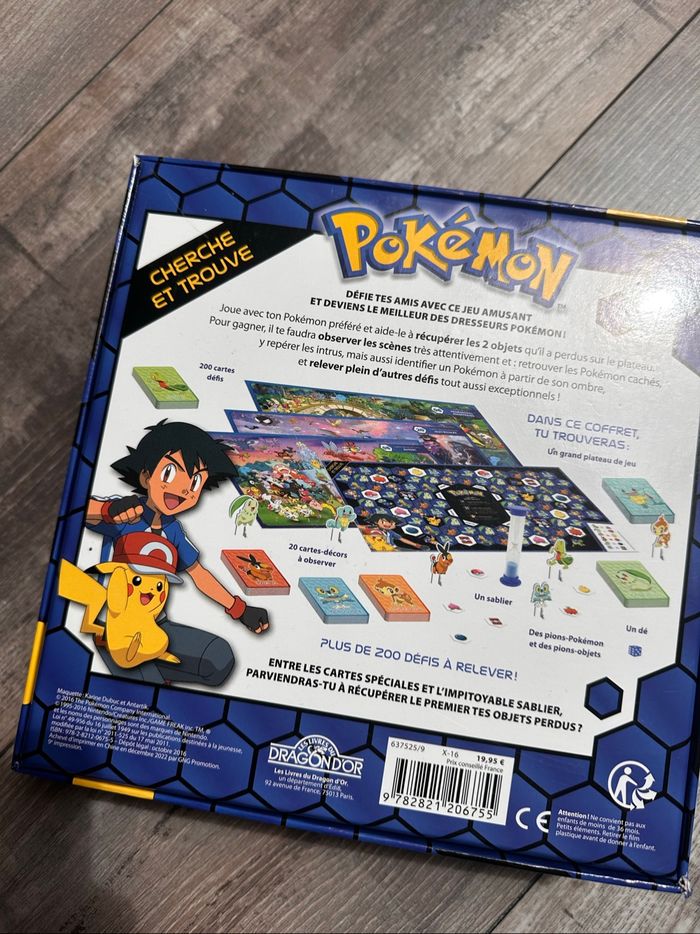 Jeu de société Pokémon le grand jeu cherche et trouve - photo numéro 2