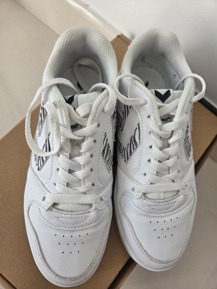 Basket blanche 27 hummel femme - photo numéro 9