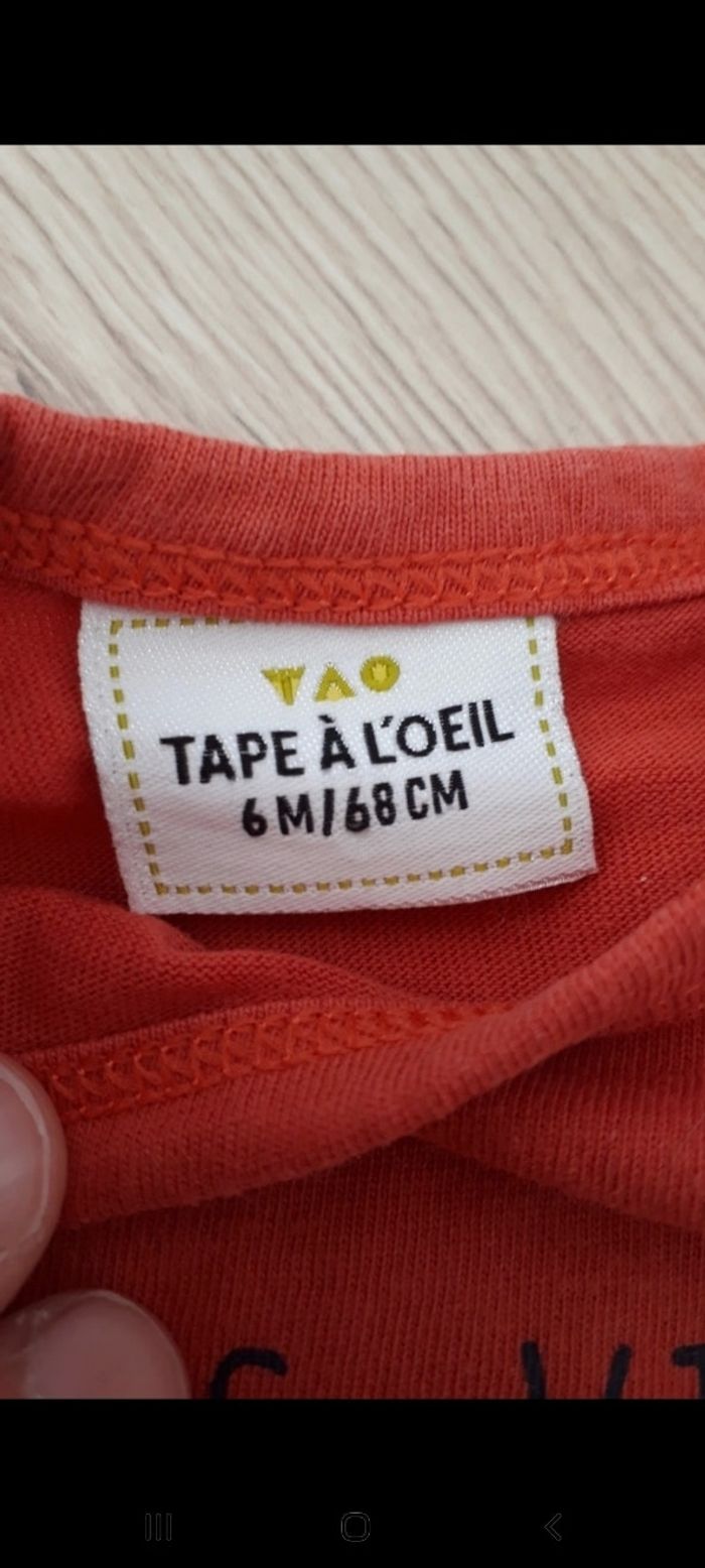 Tee shirt orange - photo numéro 3