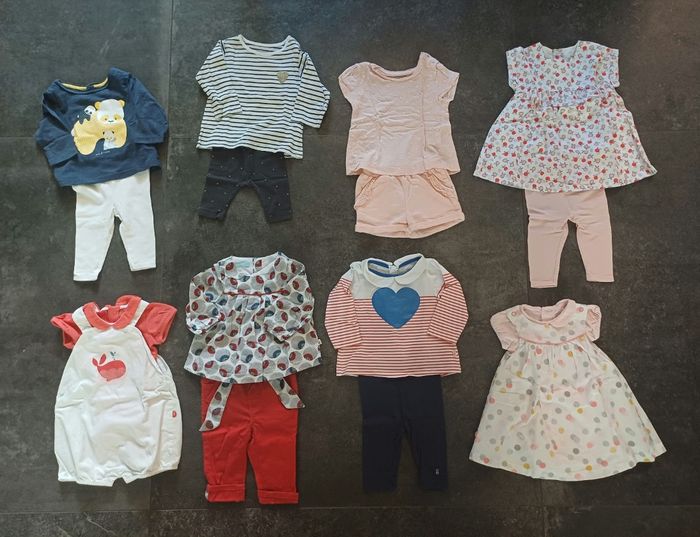 Lot vêtements fille 3 mois 57 pièces - photo numéro 5