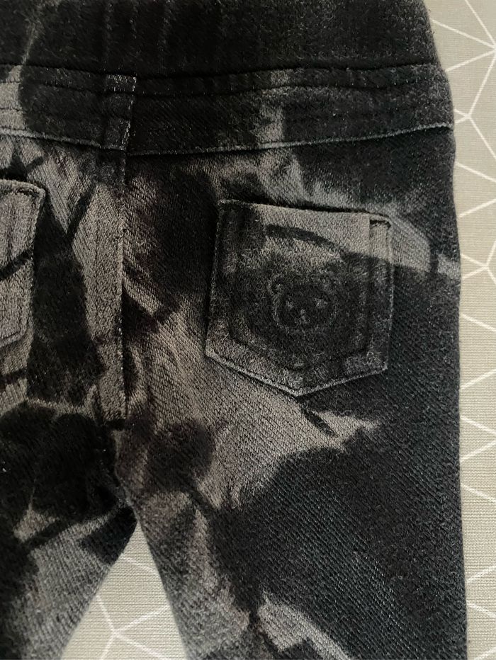 Pantalon jeans délavé 6 mois kitchoun - photo numéro 2