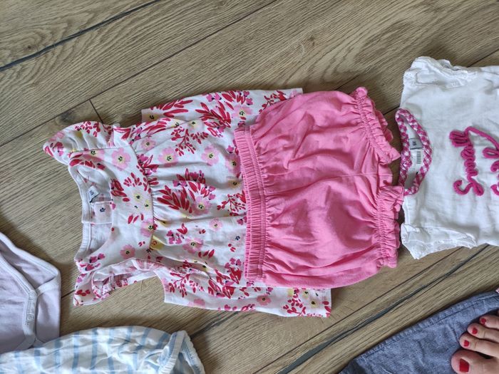 Lot 19 pièces fille printemps été 6 mois - photo numéro 5