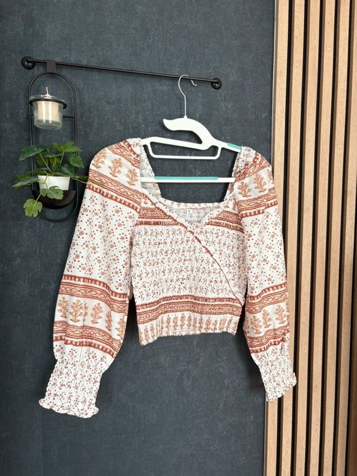Blouse bohème Shein manches longues - Taille S