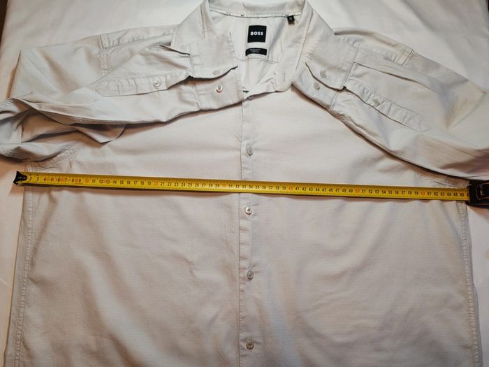 Hugo boss chemise stretch homme crème XXL - photo numéro 8