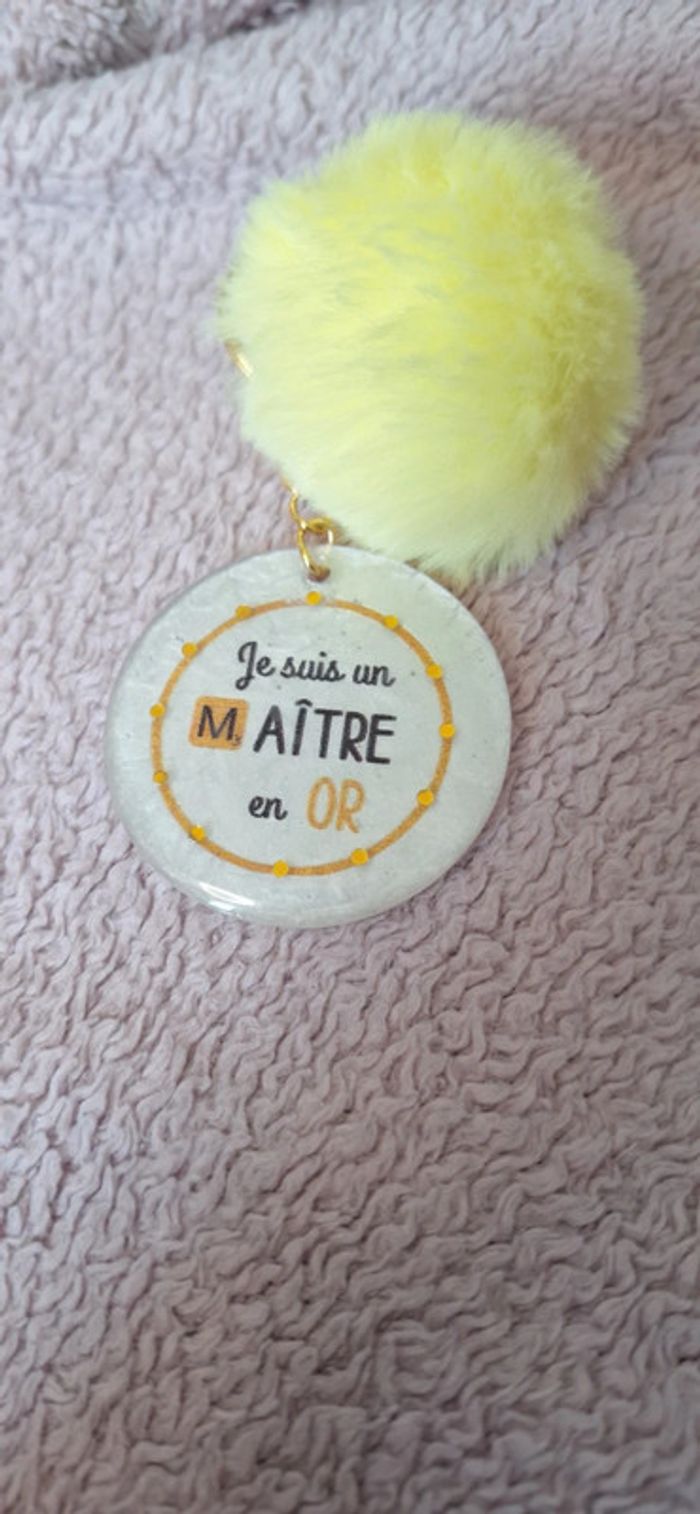 Porte-clé “Maître en or” - photo numéro 4