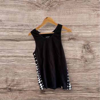 Haut de sport noir à motifs blanc carhartt taille 34 XS