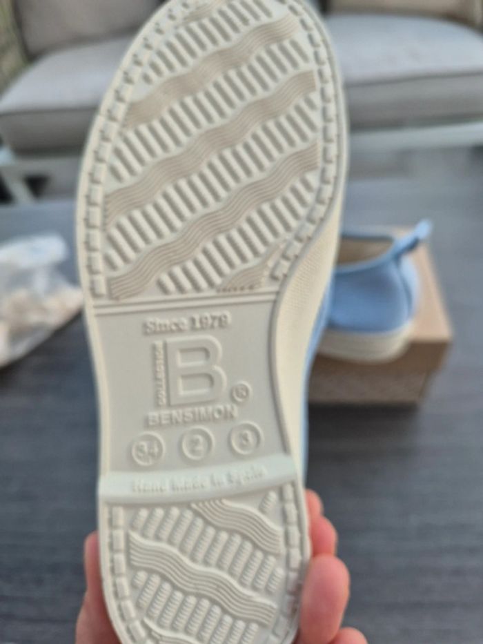 Baskets slip-on bensimon 34 neuves - photo numéro 4