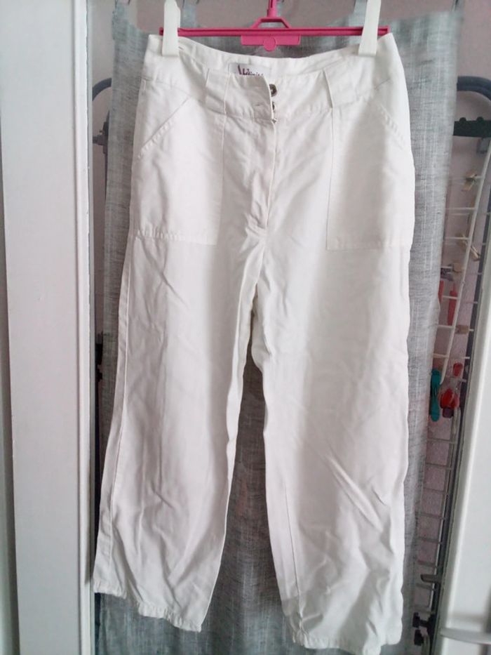 Pantalon blanc Armand Thiery