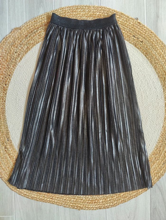Robe plissée scintillante