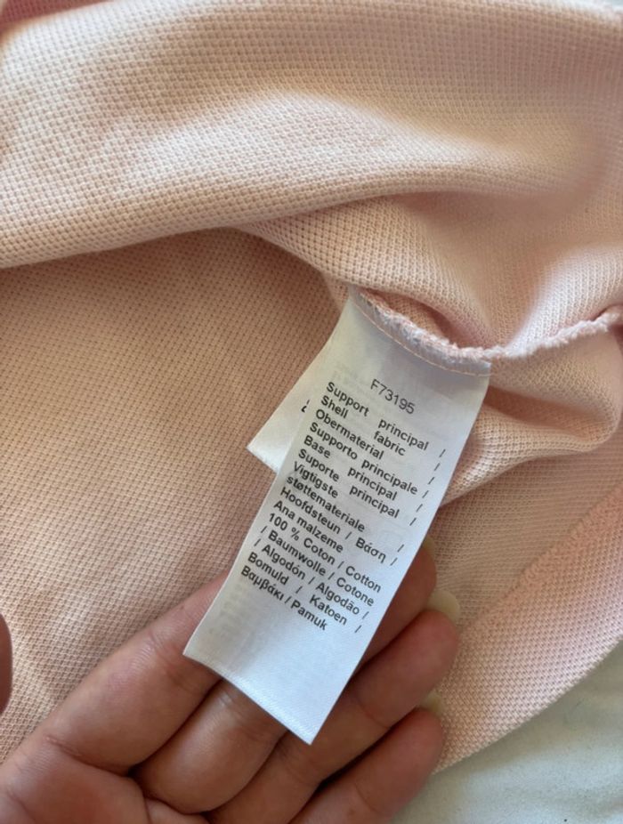 Polo Lacoste femme M (38) slim fit – rose pâle – 100% coton – comme neuf - photo numéro 6