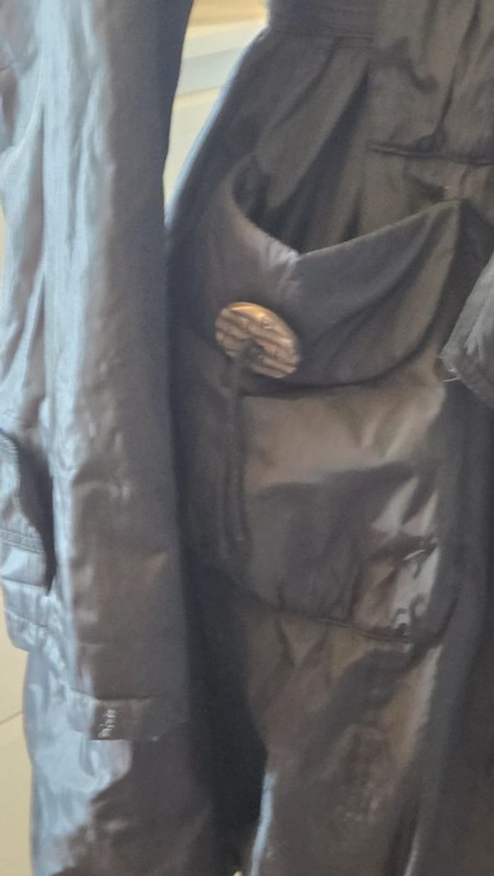 Veste Trenchs Noir de chez Sourire en taille 38 - photo numéro 4