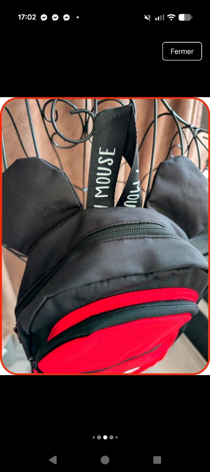 Petit sac à dos Mickey Mouse zara x disney - Neuf - photo numéro 4