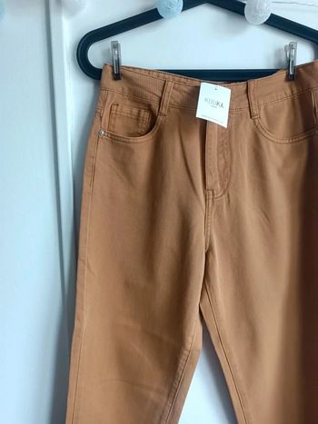 Jean camel taille haute 100% coton Kouka Neuf avec étiquette