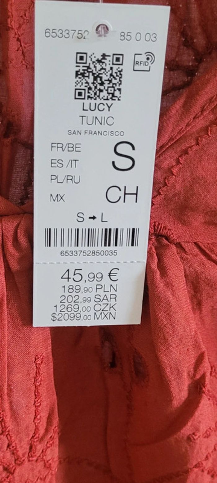 Tunique de plage Etam Taille S - photo numéro 2