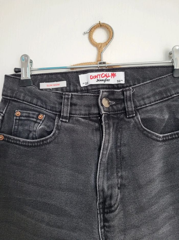 Jean slim Mom don't call me jennyfer taille 32 12 ans - photo numéro 2