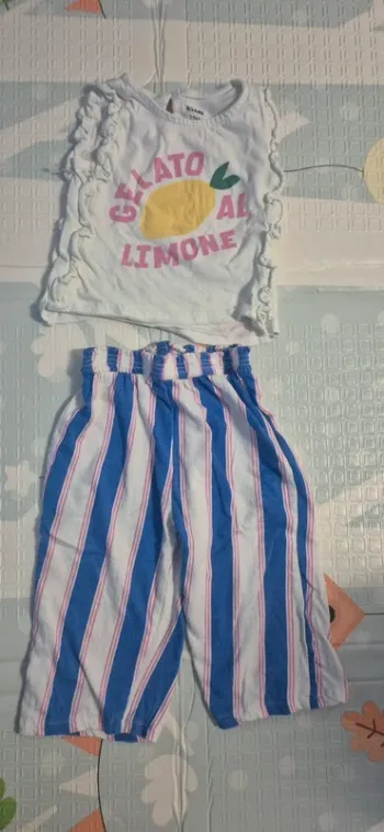 Ensemble débardeur pantalon large