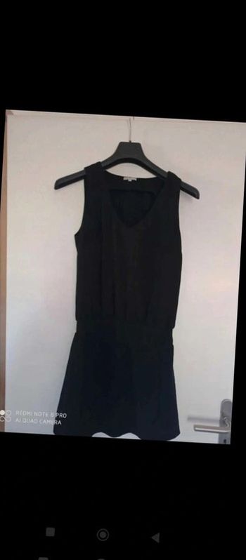 Robe  tunique noire taille  36  etam
