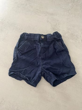 Short chino bleu marine