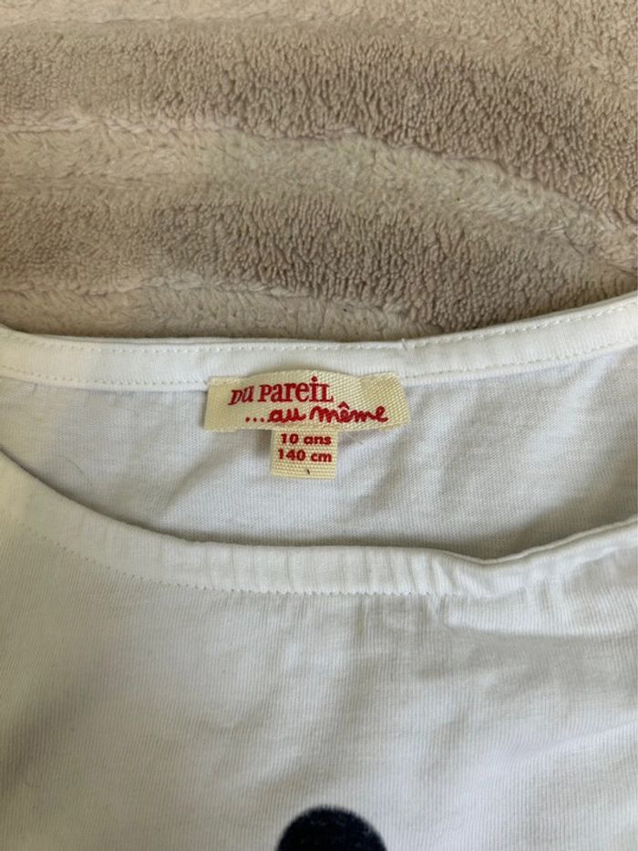 T-shirt ML Du pareil au même taille 10 ans - photo numéro 4