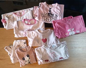 Lot de 7 pyjamas 3 mois